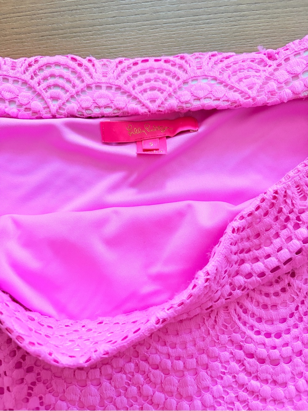 Lilly Pulitzer Lexa Lace Crochet dress in Lilac Rose - Picture 4 of 4